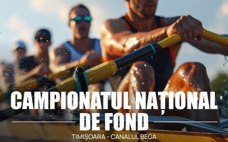 Timișoara, gazda Campionatului Național de fond la canotaj 2026