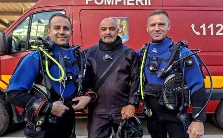 La Mulți Ani scafandrilor ISU Timiș: curaj și prietenie sub apă