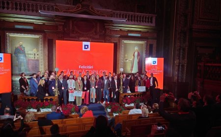 Tinere cadre didactice ale Universității Politehnica Timișoara, premiate la Gala Burselor ANIS 2025