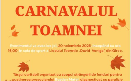 Carnavalul Toamnei la Grădinița cu Program Prelungit Giroc