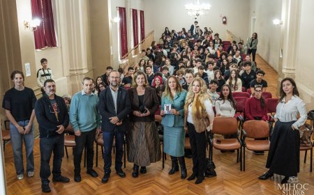 Colegiul Național Bănățean a deschis seria „Întâlniri memorabile” cu Claudiu T. Arieșan