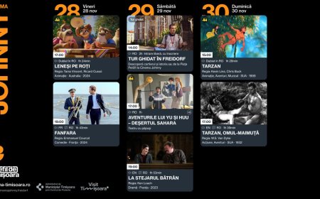 Săptămâna 26–30 noiembrie la cinematografele de tradiție din Timișoara