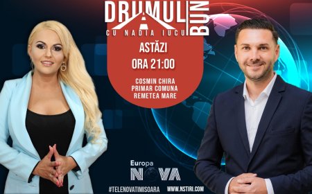 Drumul Bun cu Nadia Iucu. Invitat: Cosmin Chira- primarul comunei Remetea Mare