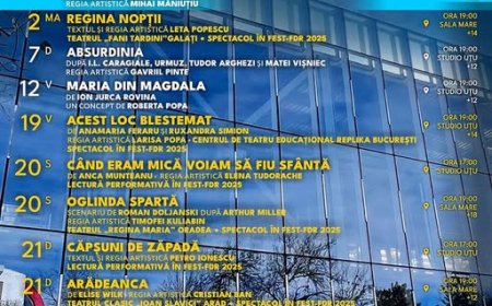 SURPRIZE PENTRU IUBITORII DE TEATRU