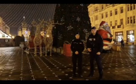 JANDARMII, ALĂTURI DE TIMIȘORENI LA TÂRGUL DE CRĂCIUN