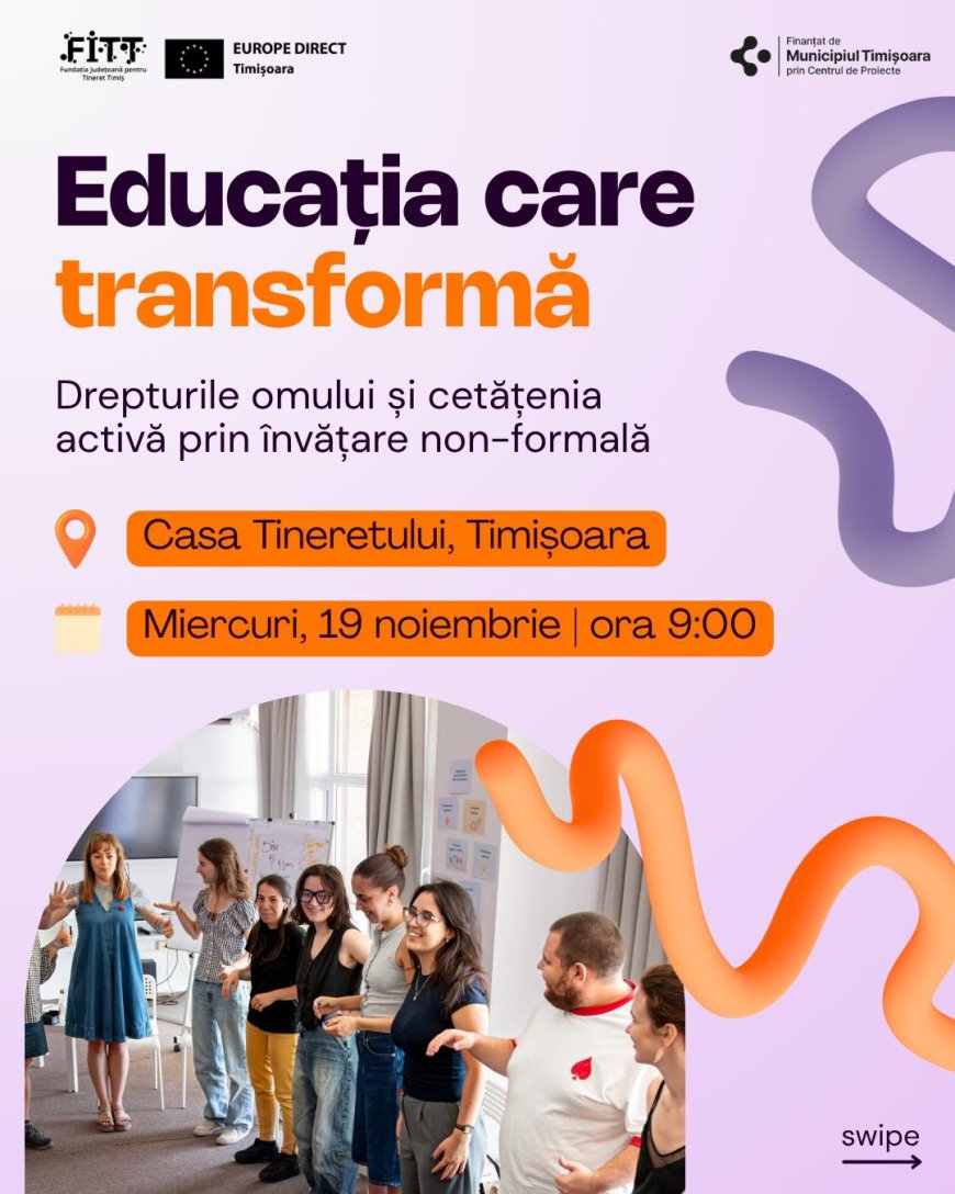 Drepturile omului și cetățenia activă, puse în prim-plan la Casa Tineretului