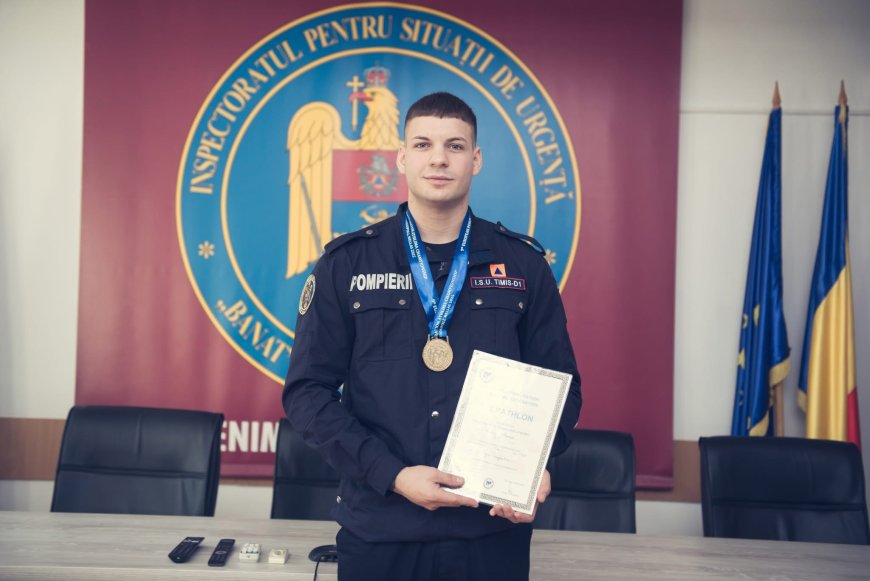 POMPIER DIN TIMIȘ PREMIAT LA CAMPIONATUL EUROPEAN DE PANGRATION