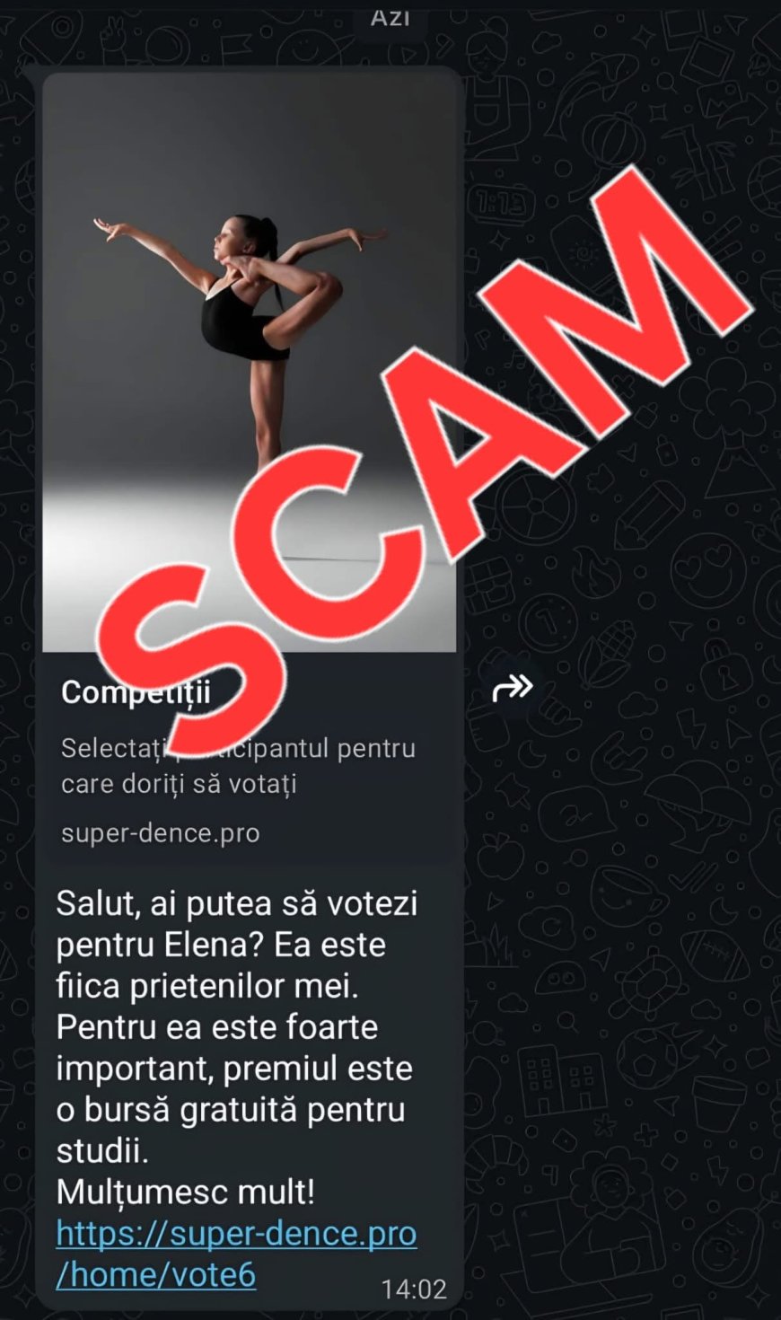Avertisment MAI: mesajul „votează copilul prietenului meu” ascunde un link periculos