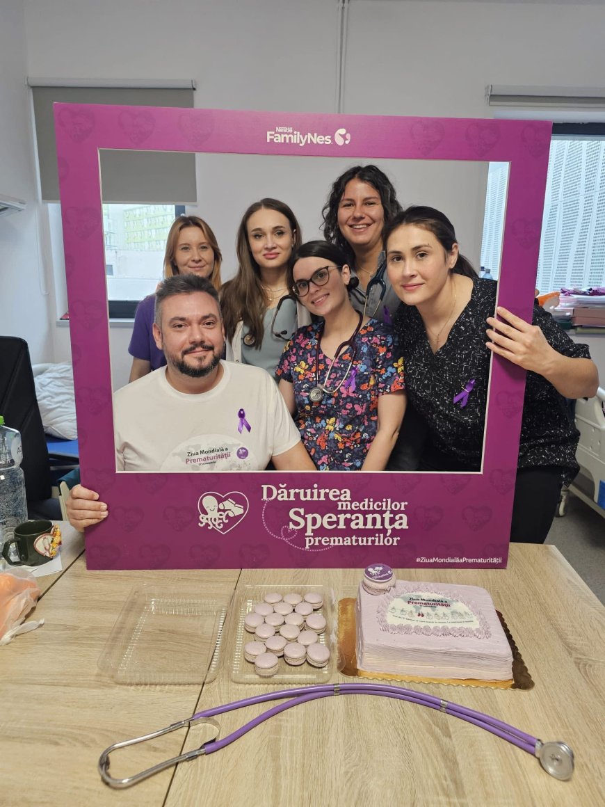 Ziua Mondială a Prematurității marcată la Spitalul Clinic Județean de Urgență Pius Brînzeu Timișoara