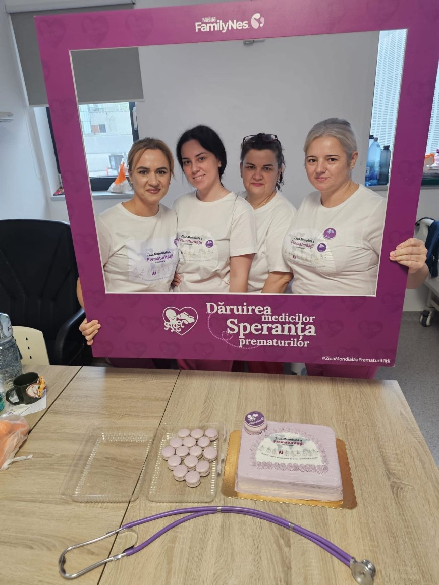 Ziua Mondială a Prematurității marcată la Spitalul Clinic Județean de Urgență Pius Brînzeu Timișoara