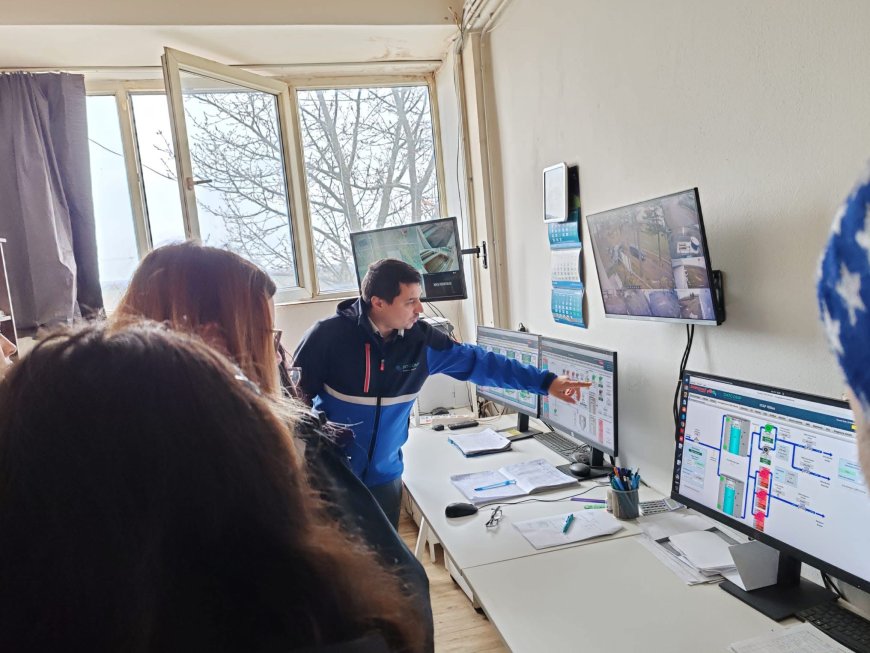 Studenții Universității Politehnica Timișoara vizitează stațiile moderne de tratare a apei Aquatim