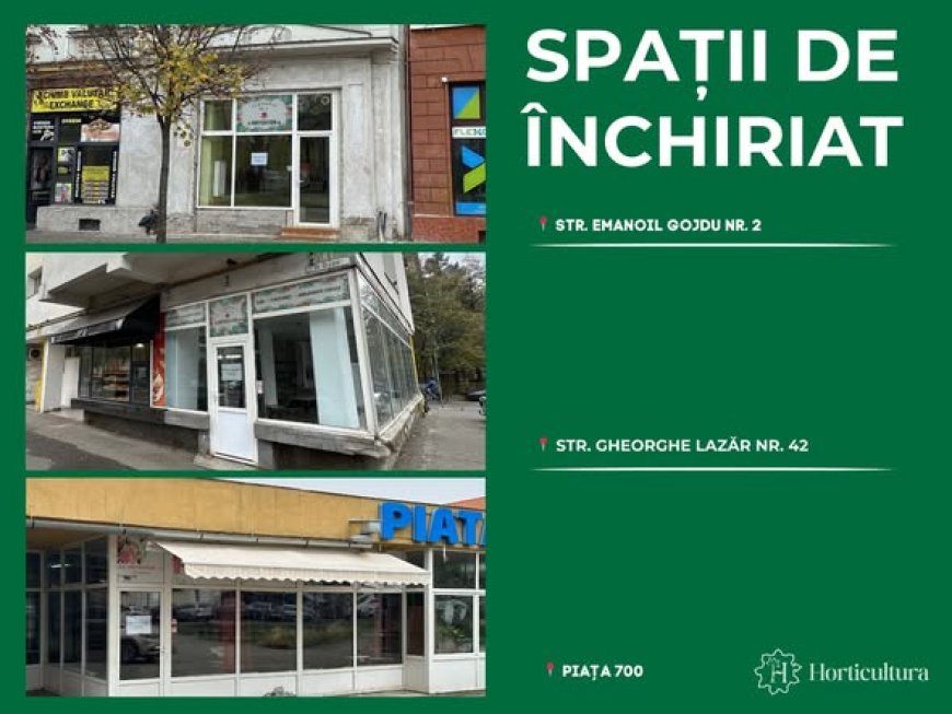 HORTICULTURA ARE SPAȚIUL IDEAL PENTRU AFACEREA TA