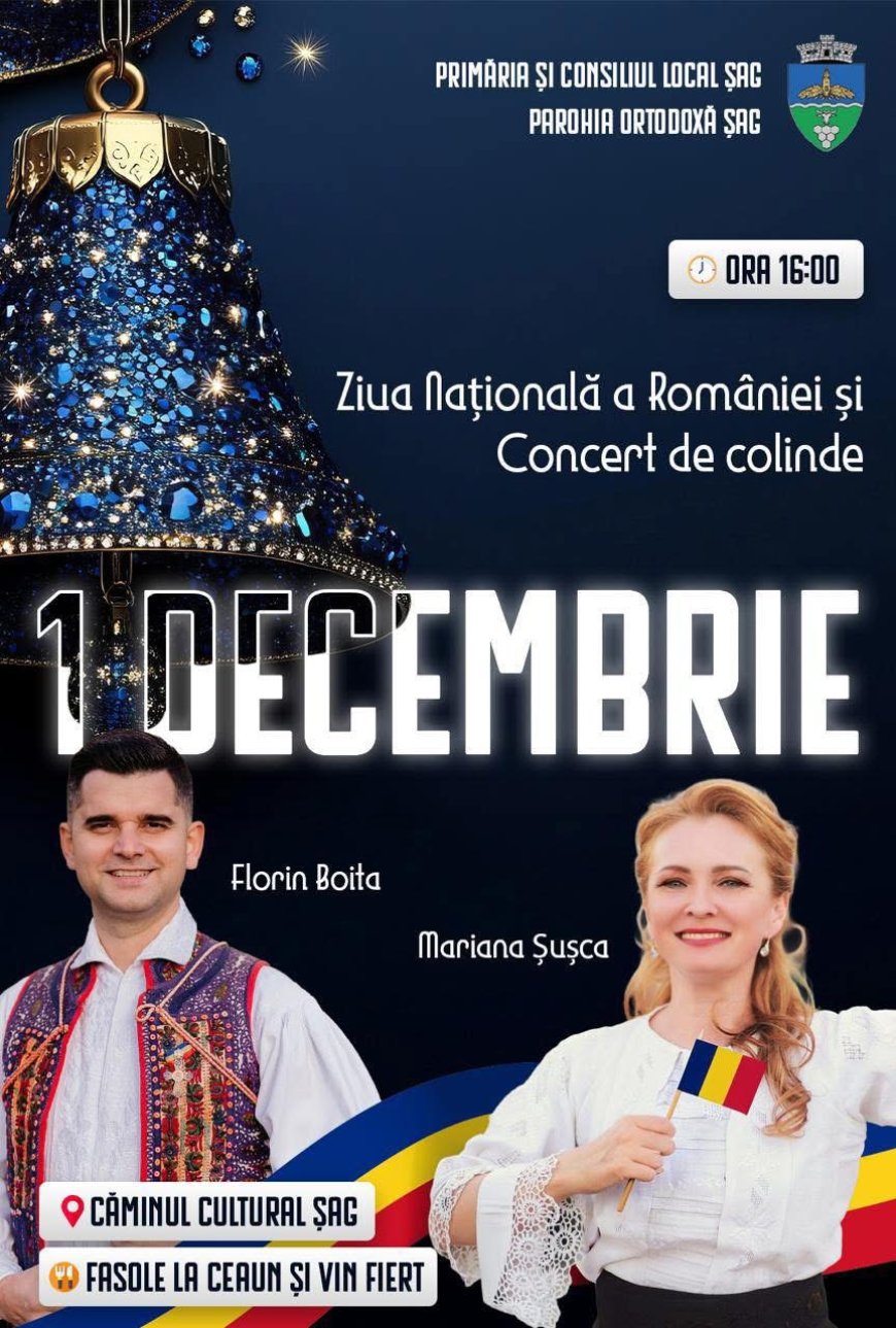 ȘAG SĂRBĂTOREȘTE ZIUA NAȚIONALĂ A ROMÂNIEI CU UN CONCERT DE COLINDE