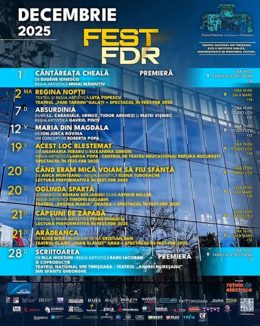 SURPRIZE PENTRU IUBITORII DE TEATRU