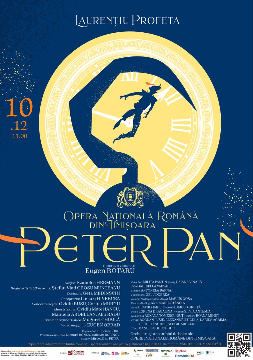 PETER PAN LA OPERA NAȚIONALĂ ROMÂNĂ DIN TIMIȘOARA