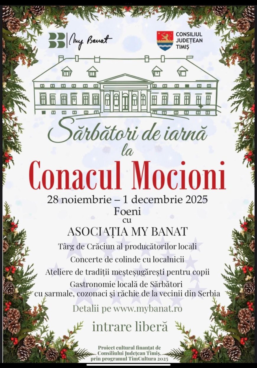 Fundația Pentru Voi, la Târgul de Crăciun de la Conacul Mocioni