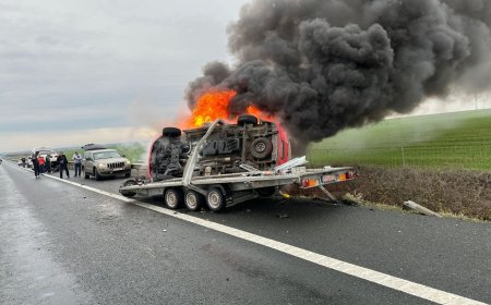 IMAGINI DE GROAZĂ PE A1