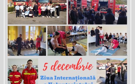 5 decembrie – Ziua Internațională a Voluntariatului