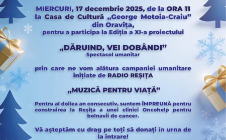 Spectacol caritabil la Oravița