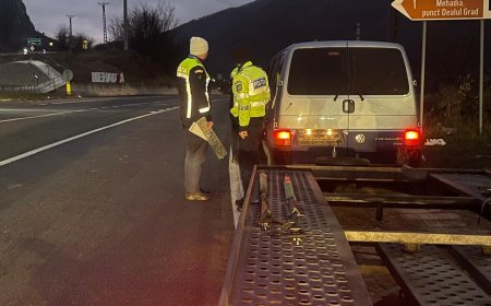 Transport ilegal de persoane depistat pe DN 6