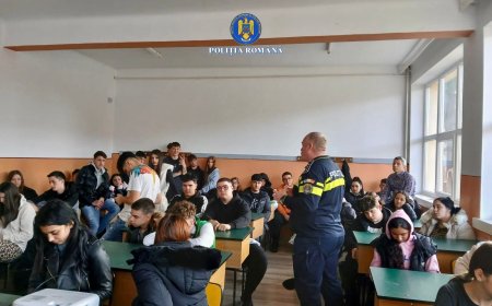 Educație rutieră pentru liceeni la Timișoara
