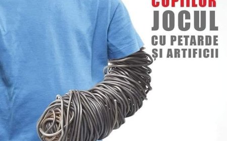 NU PERMITEȚI COPIILOR JOCUL CU PETARDE ȘI ARTIFICII