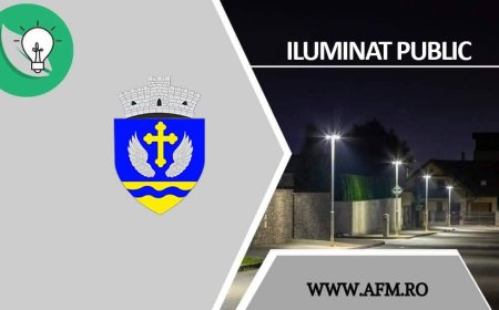 ILUMINAT PUBLIC MODERN ȘI EXTINS PENTRU GHIRODA