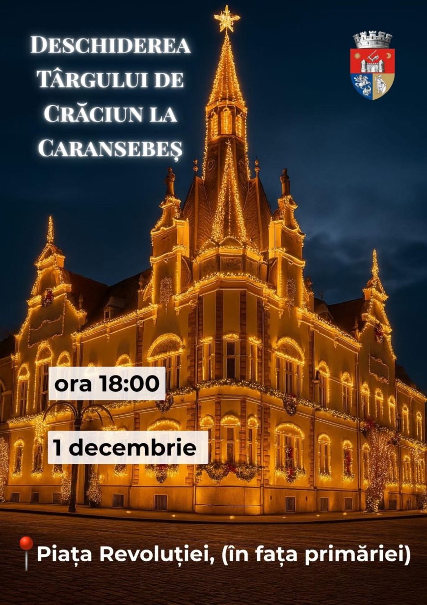 Se deschide Târgul de Crăciun la Caransebeș