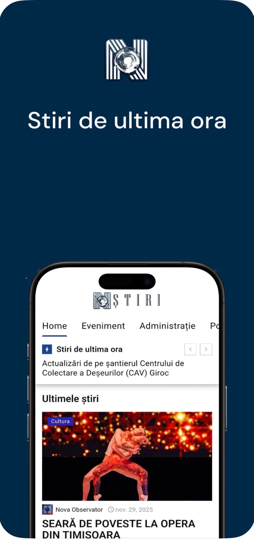 Aplicația NȘtiri — tot ce trebuie să știi!