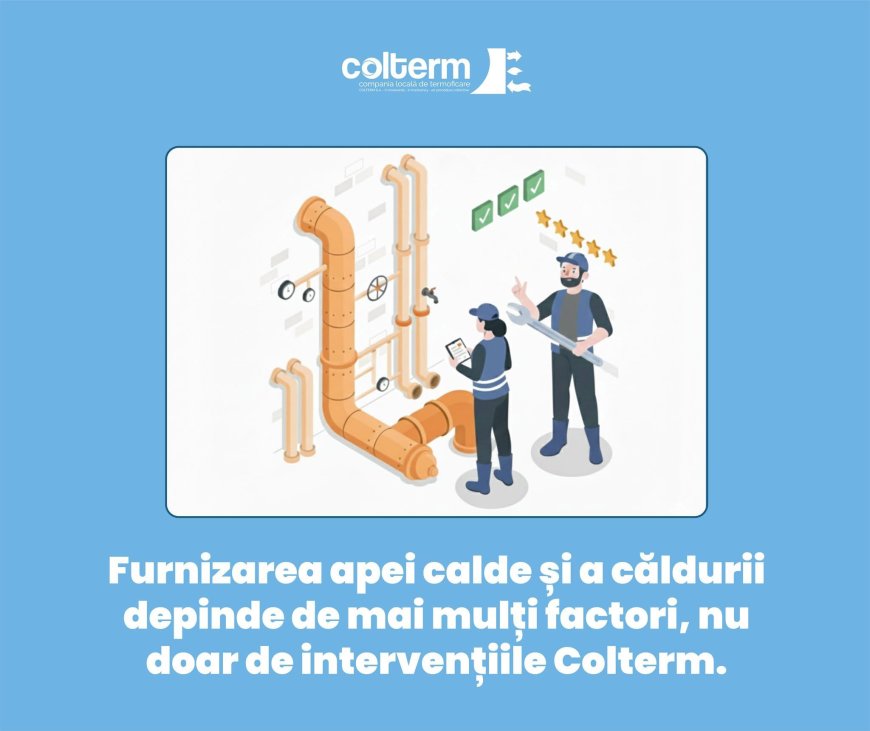 Colterm explică dezechilibrele la încălzire și apă caldă