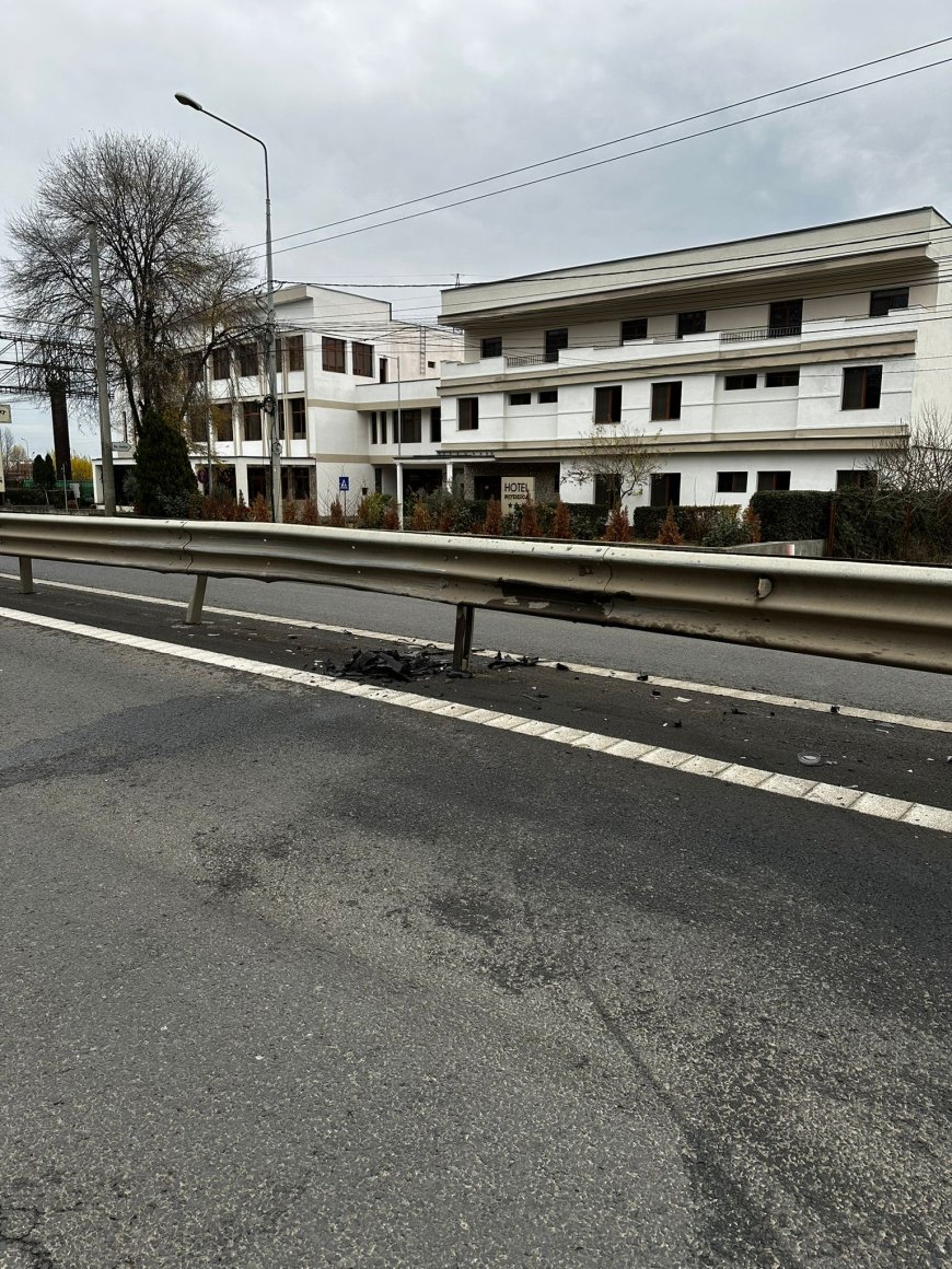 TÂNĂR RĂNIT DUPĂ CE A INTRAT CU MAȘINA ÎN PARAPET PE CALEA LUGOJULUI