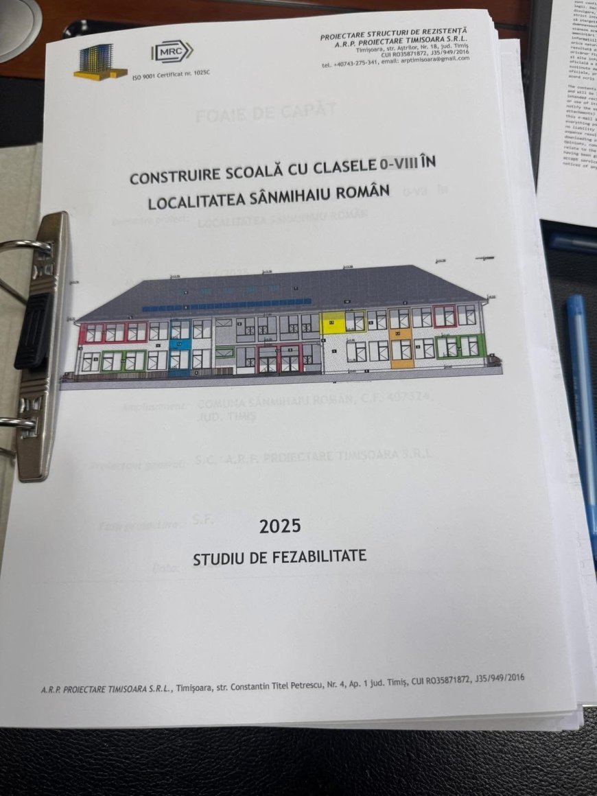 NOUA ȘCOALĂ DIN SÂNMIHAIU ROMÂN, UN PAS MAJOR PENTRU EDUCAȚIA CELOR 900 DE ELEVİ