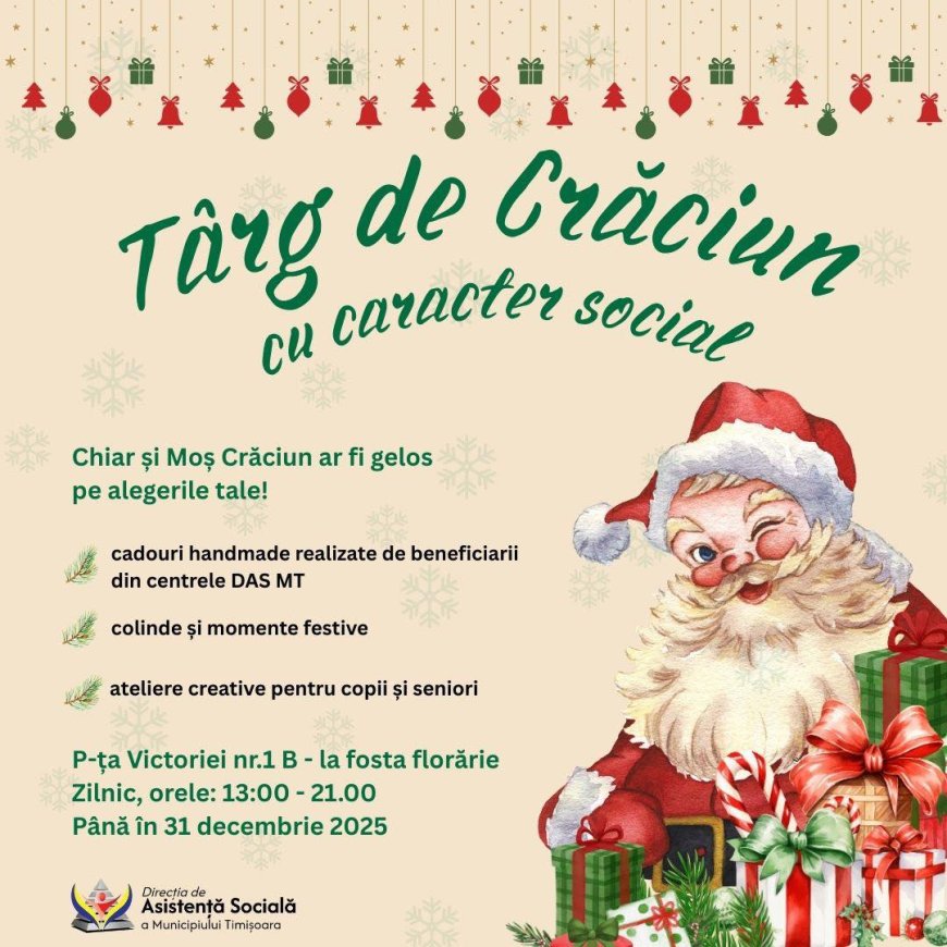 TÂRG CARITABIL DE CRĂCIUN