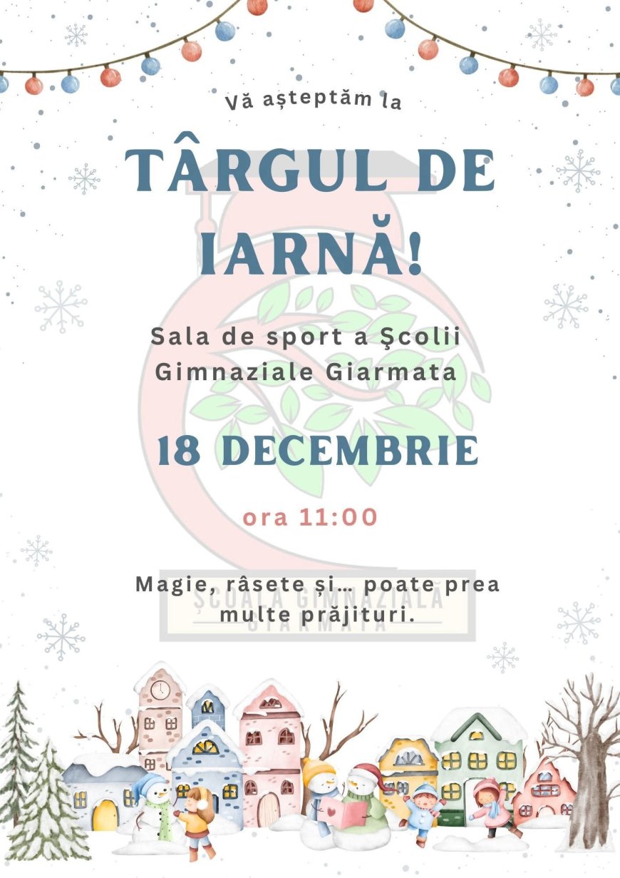 TÂRG DE IARNĂ LA GIARMATA