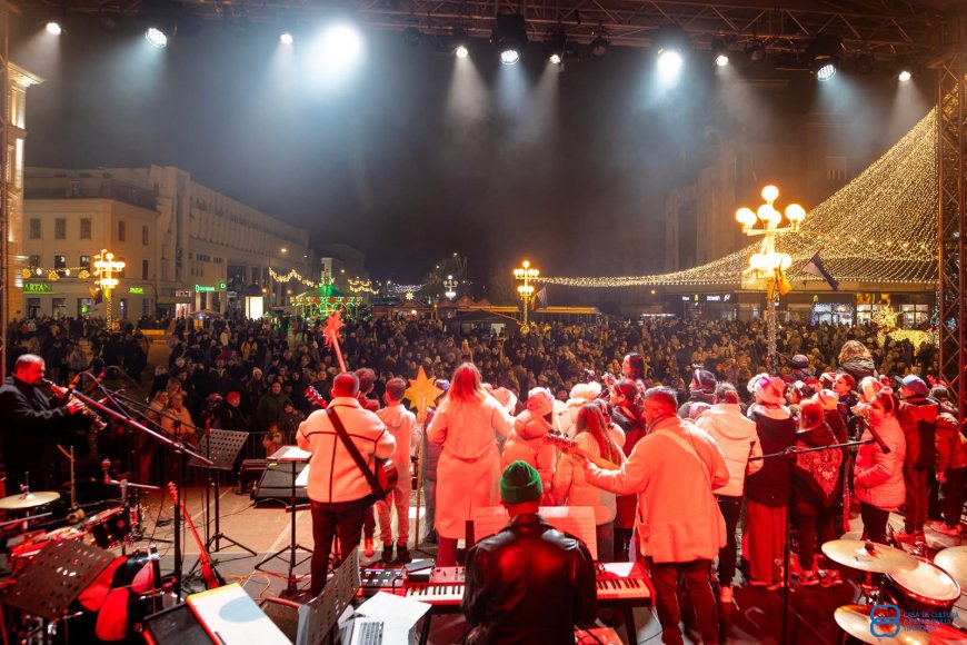 Weekend de spectacole la Târgul de Crăciun Timișoara