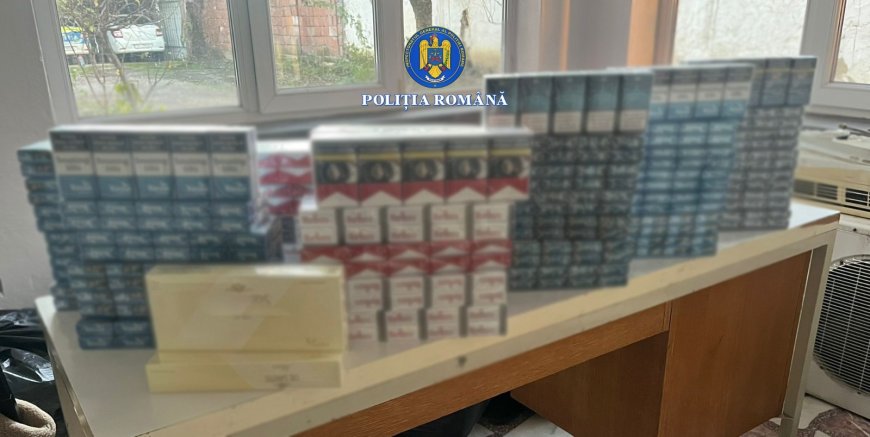 10.000 țigarete netimbrate confiscate