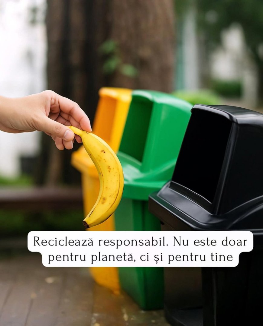 COLECTAREA SEPARATĂ A DEȘEURILOR- UN GEST SIMPLU CU IMPACT MAJOR