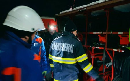 POMPIERII, ÎN LUPTA CU FURIA NATURII