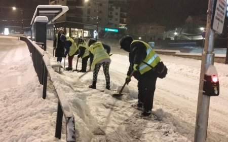 MOBILIZARE DE FORȚE LA REȘIȚA PENTRU DESZĂPEZIRE