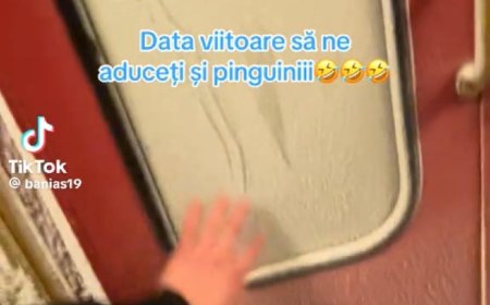 VIDEO! TREN ÎNGHEȚAT ÎN GARA ARAD: CĂLĂTORII AU PLĂTIT BILET CA SĂ SUPRAVIEȚUIASCĂ ÎN FRIG