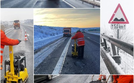 Reparații provizorii pe A1, A6