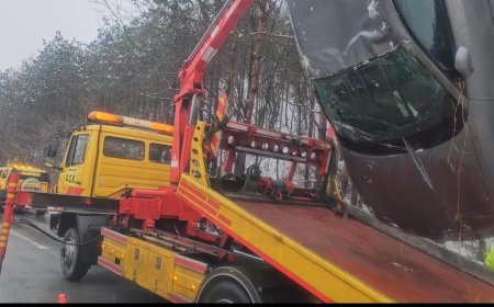 VIDEO! ACCIDENT ÎN BANAT! MAȘINĂ DATĂ PESTE CAP, RĂSTURNATĂ ÎN ȘANȚ