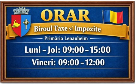Ilie Suciu explică motivele majorării taxelor locale în Lenauheim