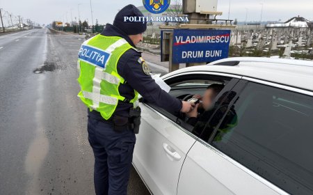 Șoferi sancționați pe DN 7