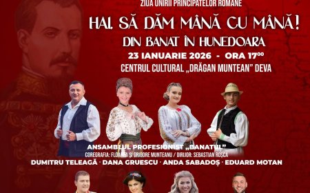 Spectacol folcloric la Deva de Ziua Unirii Principatelor