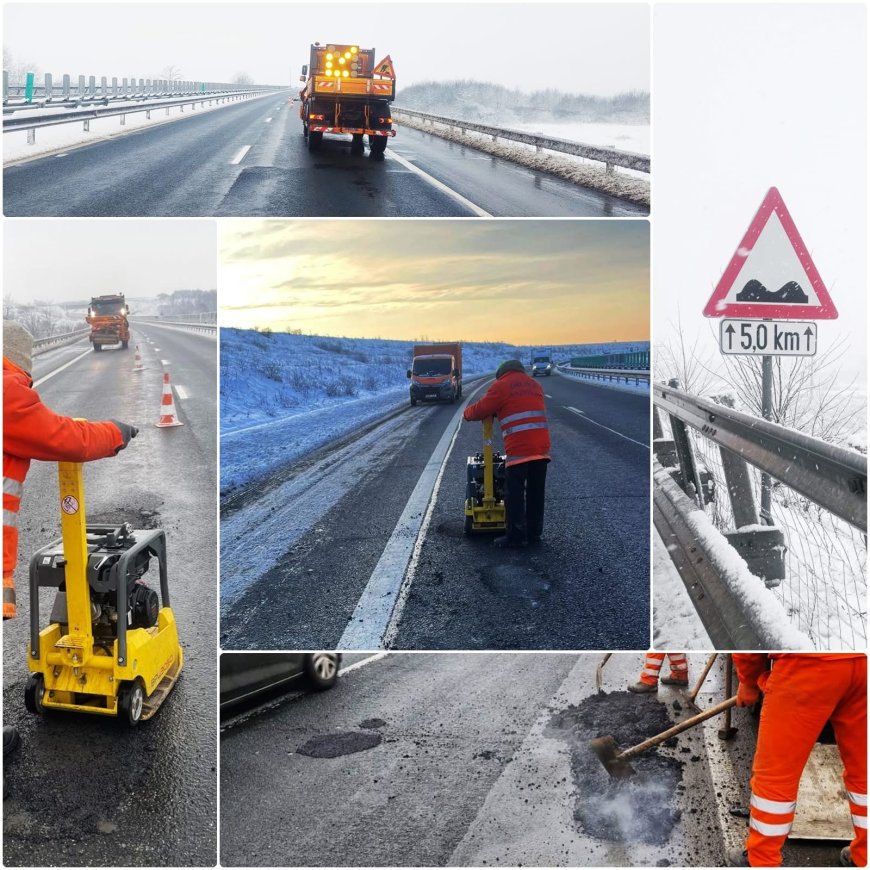 Reparații provizorii pe A1, A6