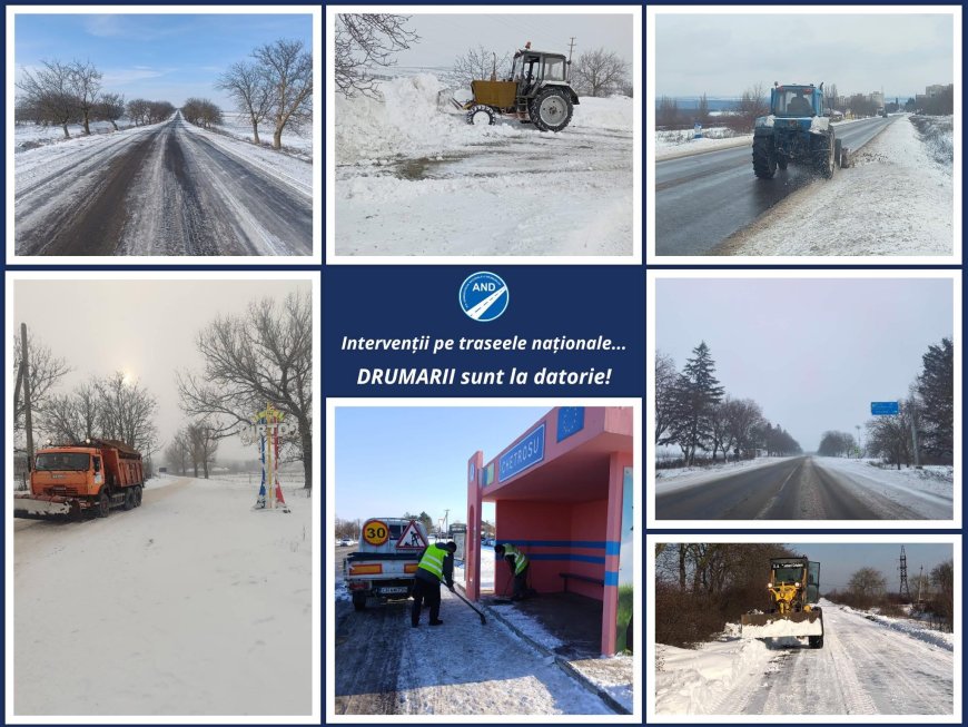 Drumarii mențin siguranța pe traseele naționale