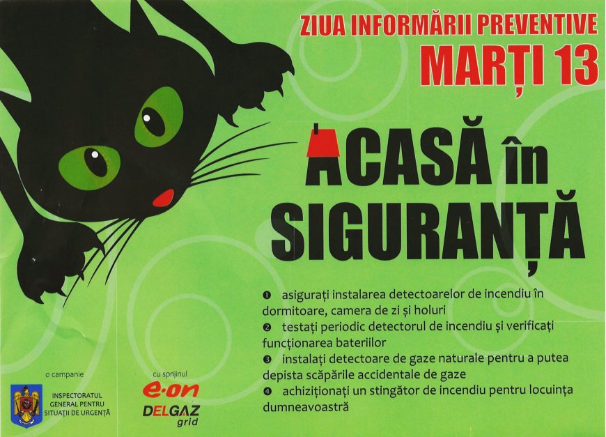 Marți 13 – Ziua Informării Preventive