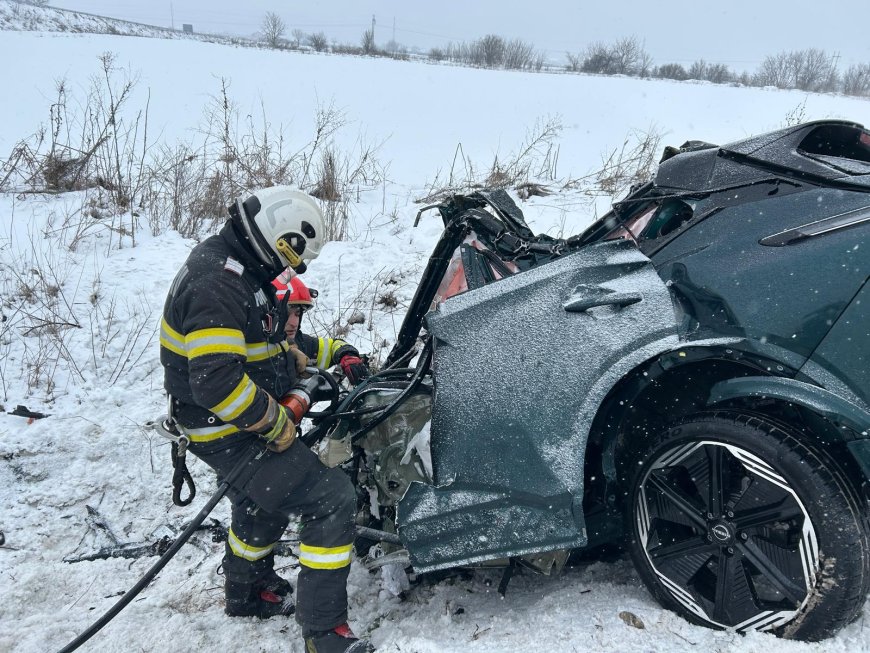 ȘOFERUL IMPLICAT ÎN ACCIDENT A MURIT