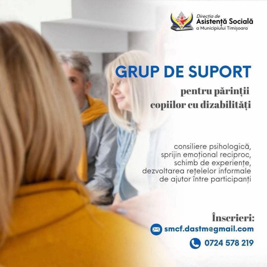 SUPORT PENTRU PĂRINȚII COPIILOR CU DIZABILITĂȚI